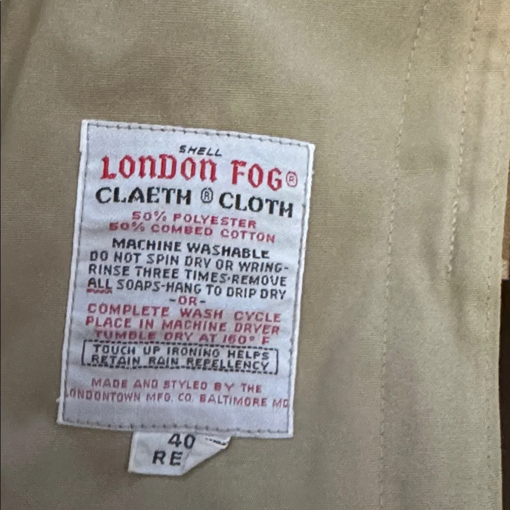 London Fog size 40